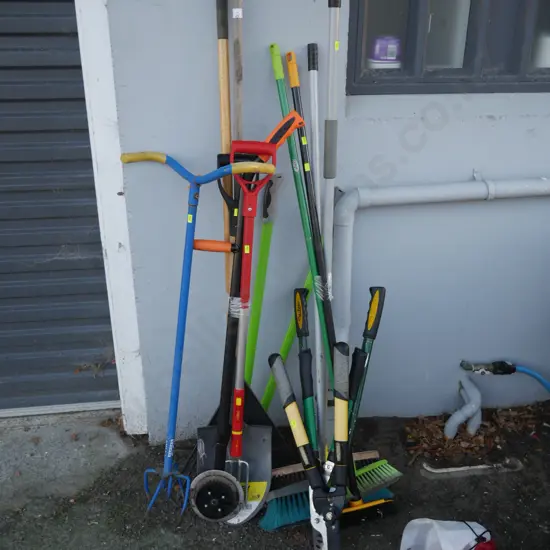 Assorted garden tools