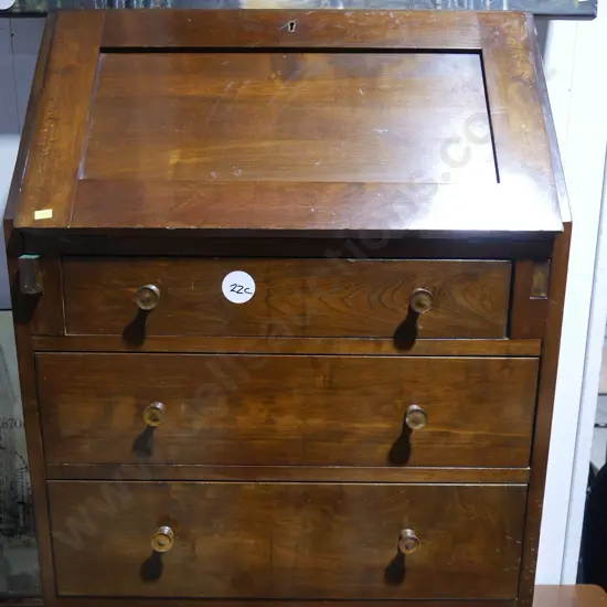 Drop front desk