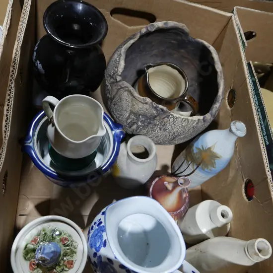Vases, jug etc