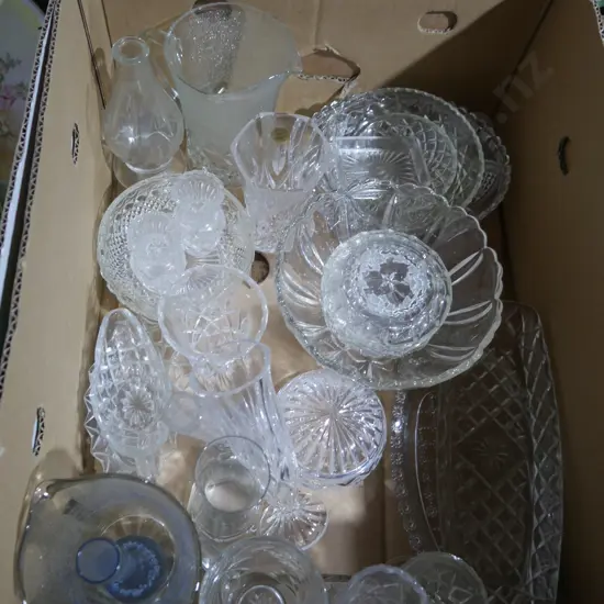 Crystal, glassware
