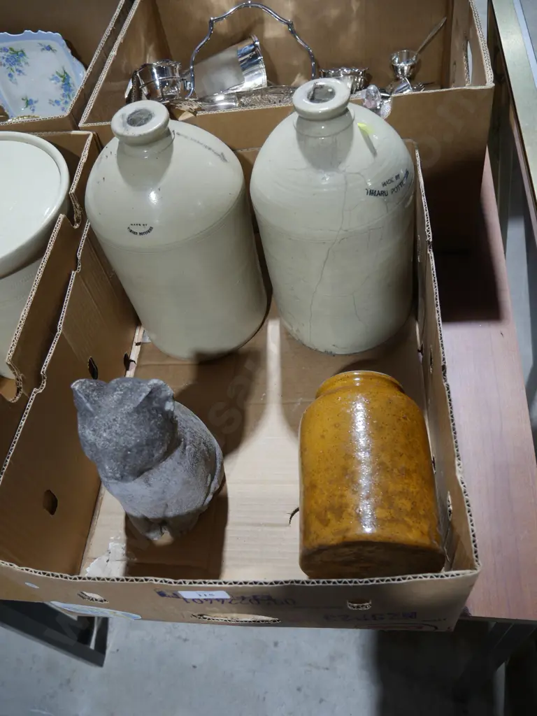 Timaru pottery stone jars etc Image 1++