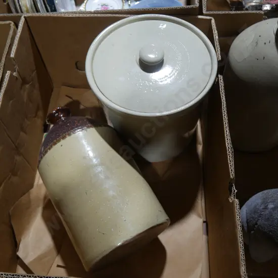 Pottery crocks