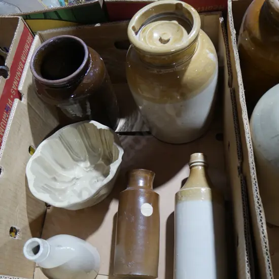 Pottery crocks