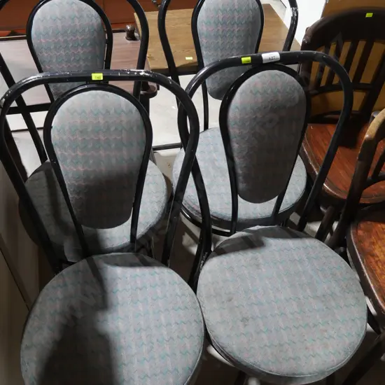 Set of four dining chairs