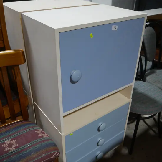 Set of four bed sides