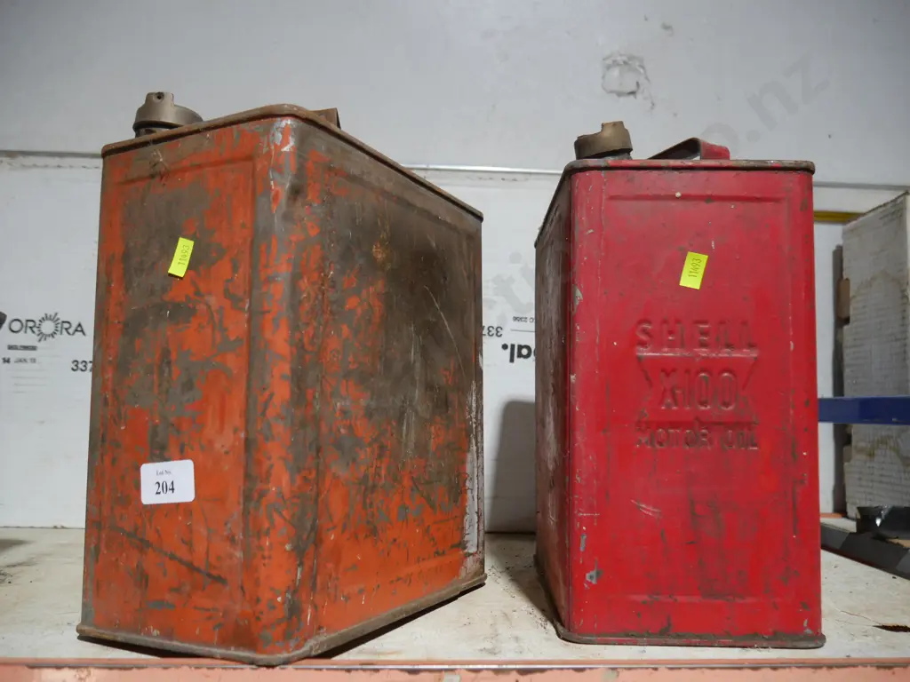 Shell oil tin etc Image 1++