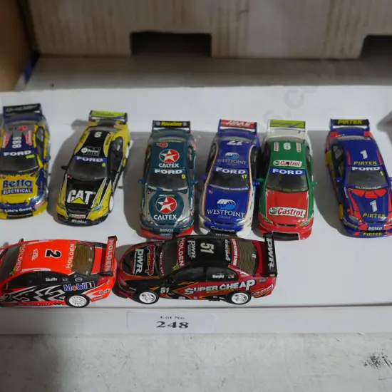 Assorted ford race car models