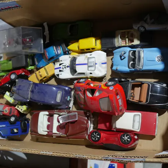 Assorted model cars