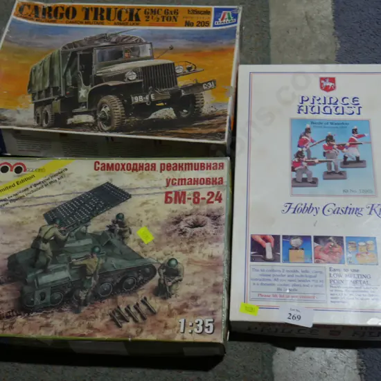 Assorted kitset models