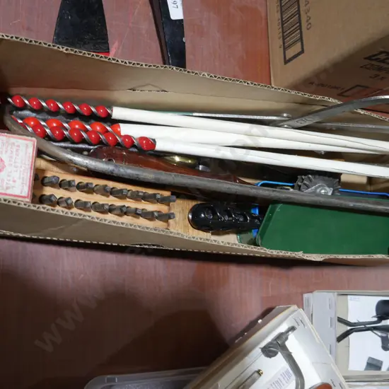 Auger bits etc