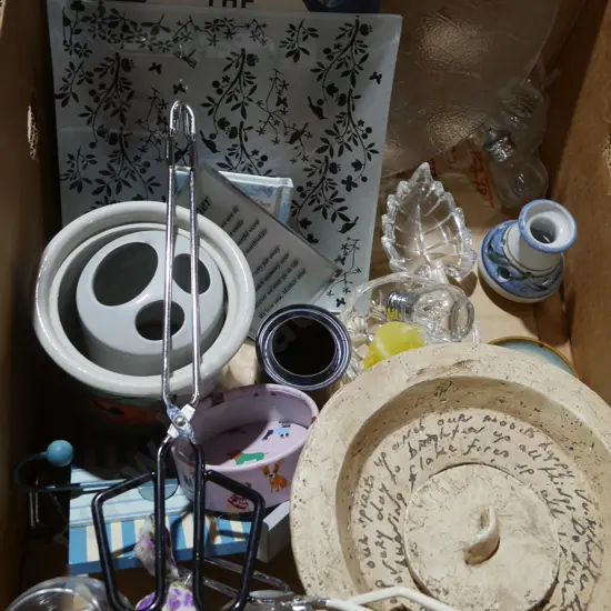 Glassware etc