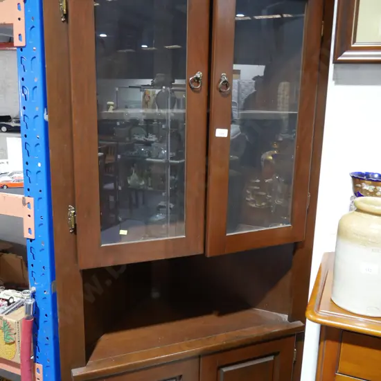 Corner display cabinet