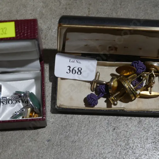 Assorted cufflinks