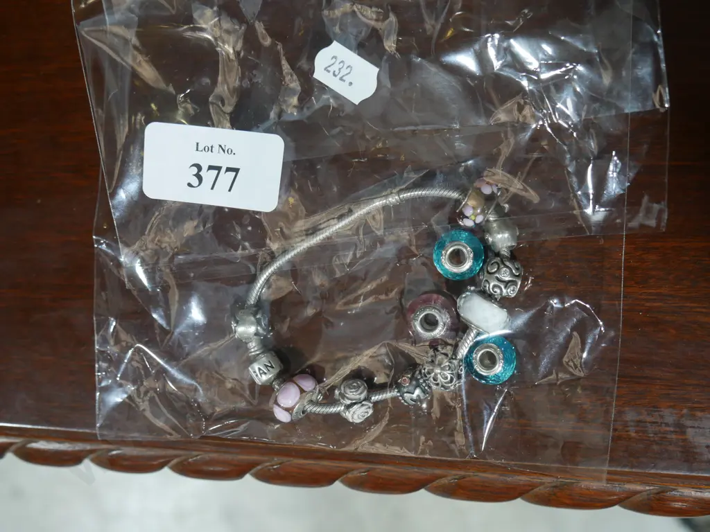 Pandora bracelet and charms Image 1++