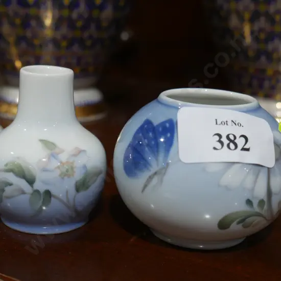 2 Copenhagen vases