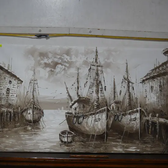 Canvas boats artwork