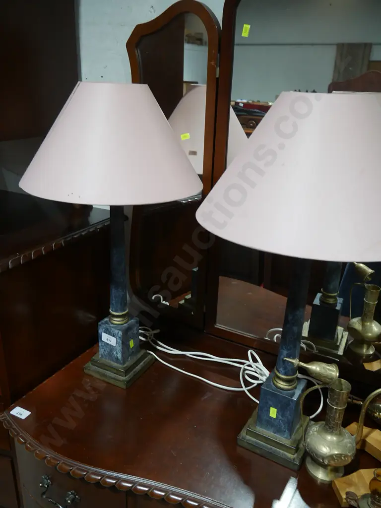 Pair of table lamps Image 1++