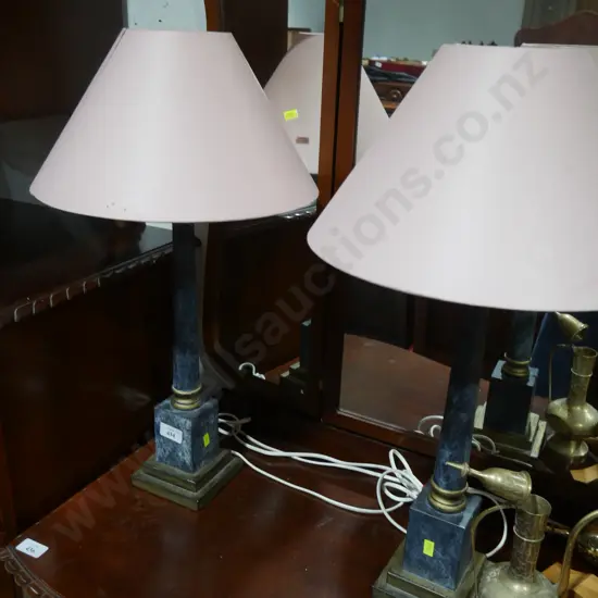 Pair of table lamps