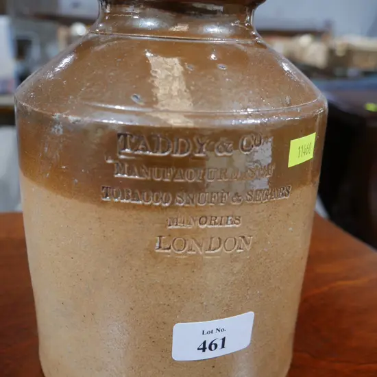 Taddy & co snuff crock, Doulton