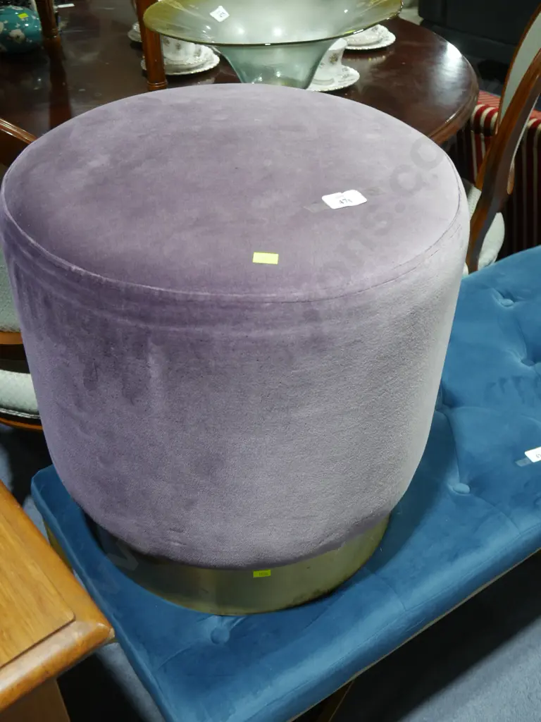 Purple footstool Image 1++