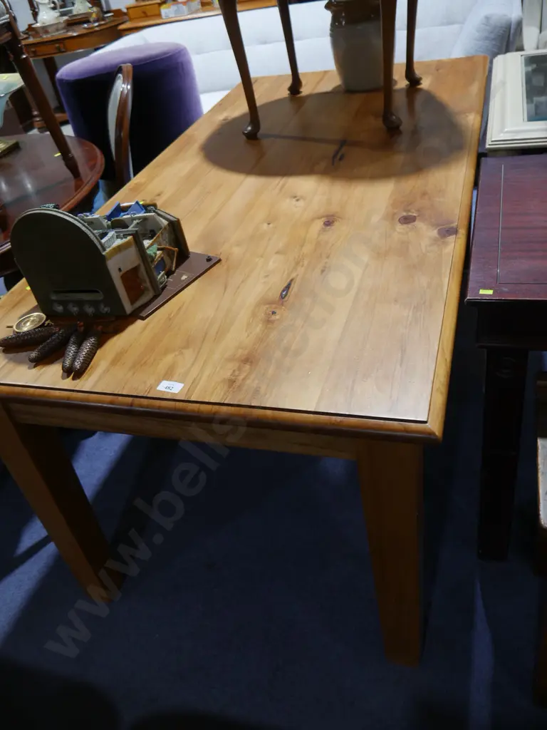 Solid wood dining table Image 1++