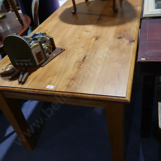 Solid wood dining table