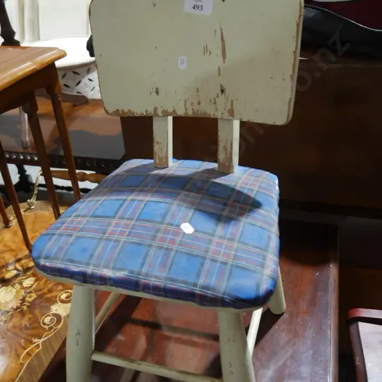 Vintage musical child's chair