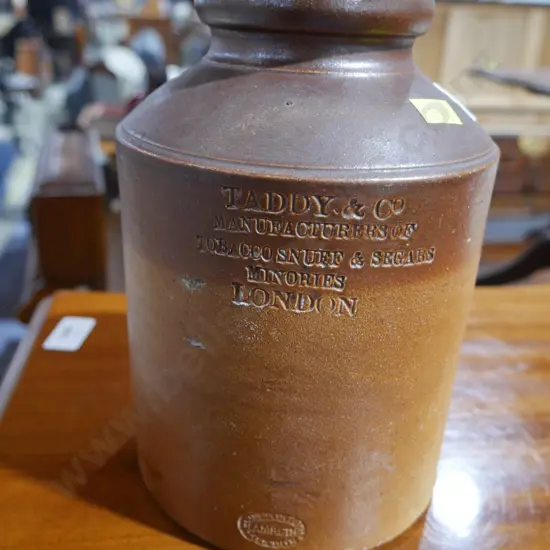 Taddy & co snuff crock, Doulton
