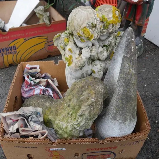 3 garden ornaments