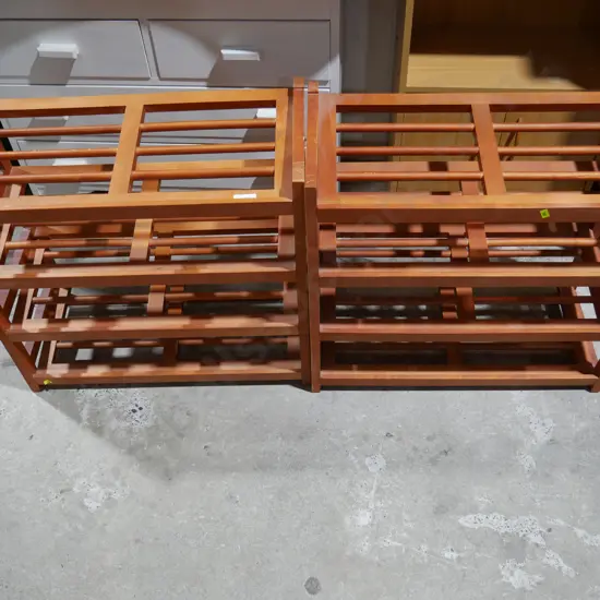 2 shoe racks
