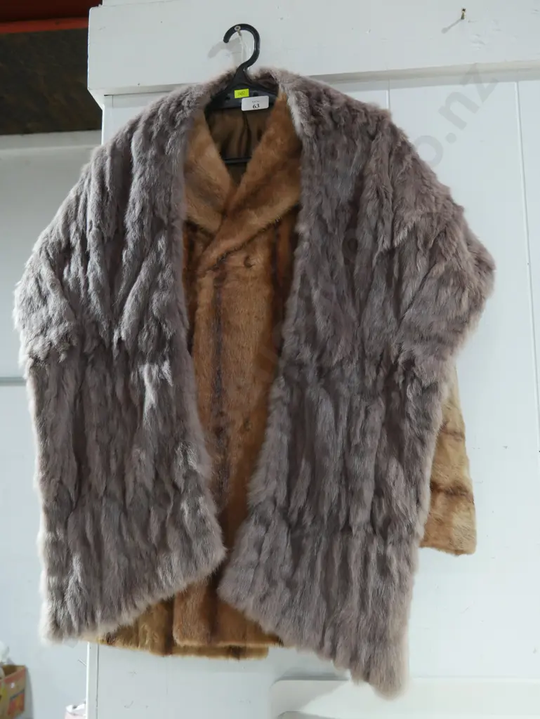 Fur jacket and stole Image 1++