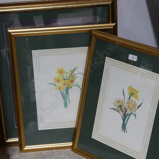 3 flower artworks