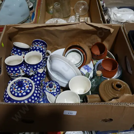 Tea set etc