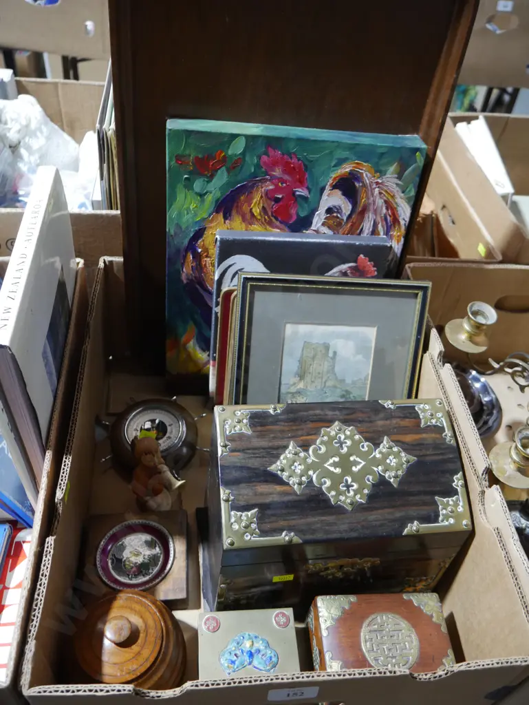 Wooden boxes, art etc Image 1++