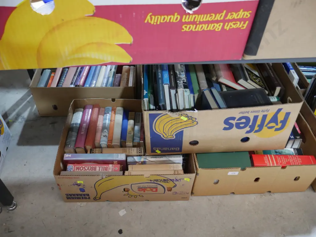 Three boxes of books Image 1++