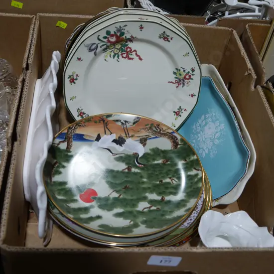 Assorted plates etc