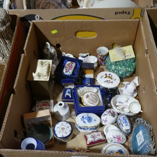 Trinket boxes etc