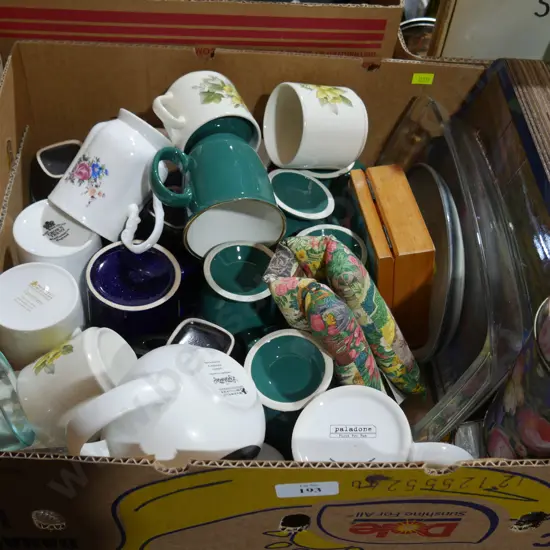Cups, placemats etc