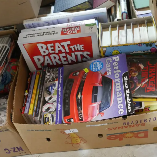 Books, board games