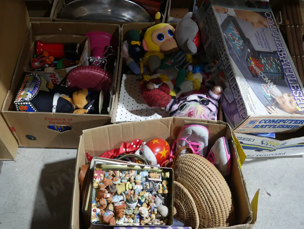 Full boxes of assorted toys etc Image 1++