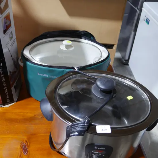 Two slow cookers