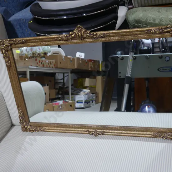 Gilt frame mirror