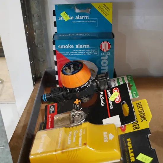 Stud finder, tap timer, smoke alarm etc