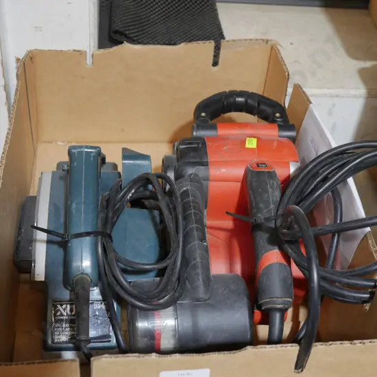 Planer, belt sander