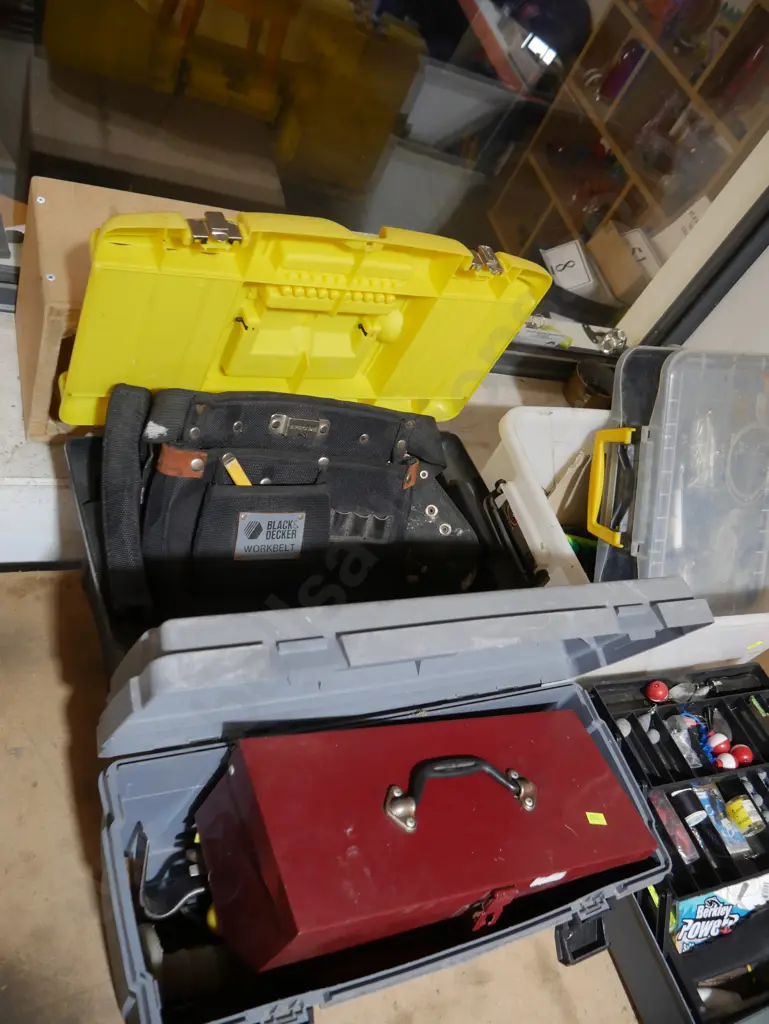 3 tool boxes, tools Image 1++