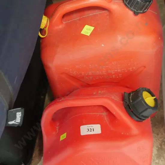 2 fuel cans