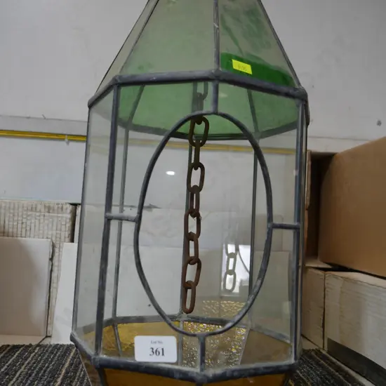 Lead light terrarium