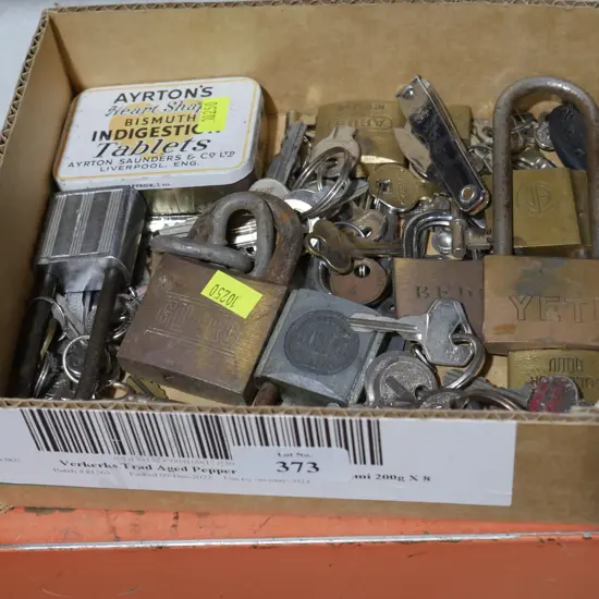 Padlocks and keys