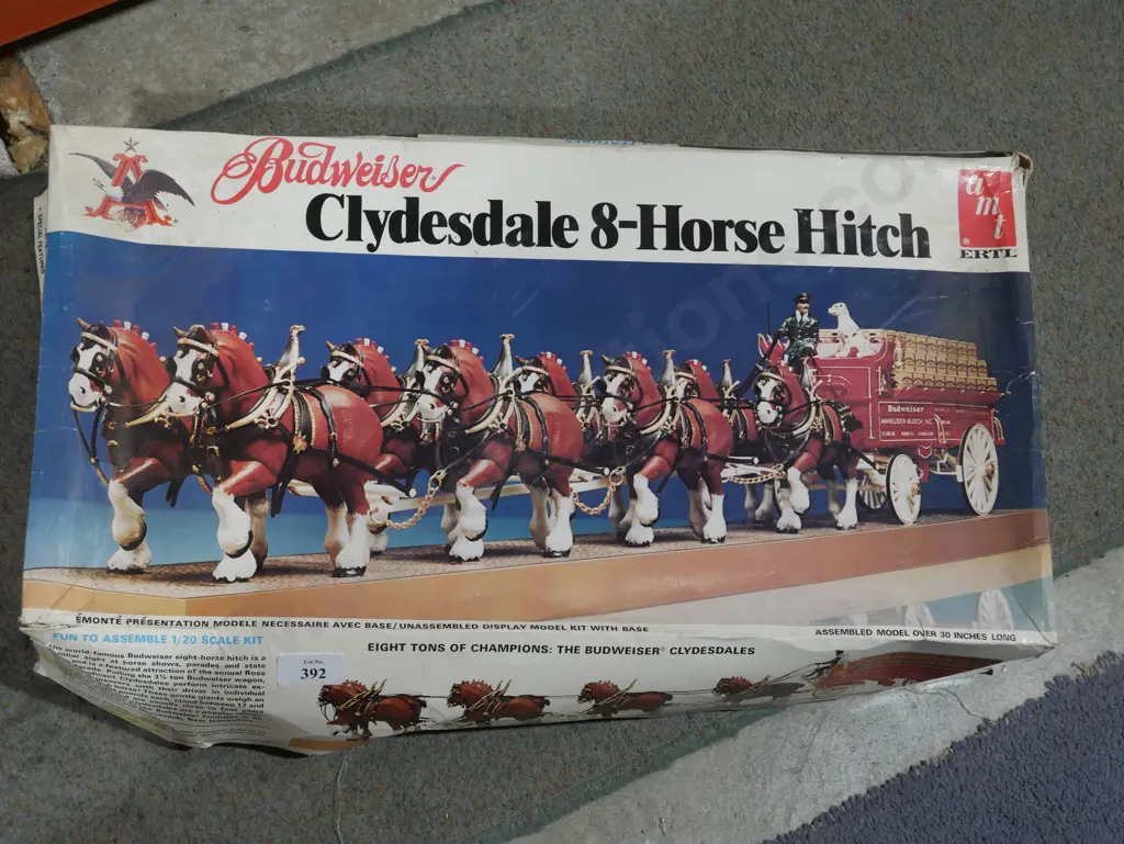 Clydesdale eight horse hitch kitset model Image 1++