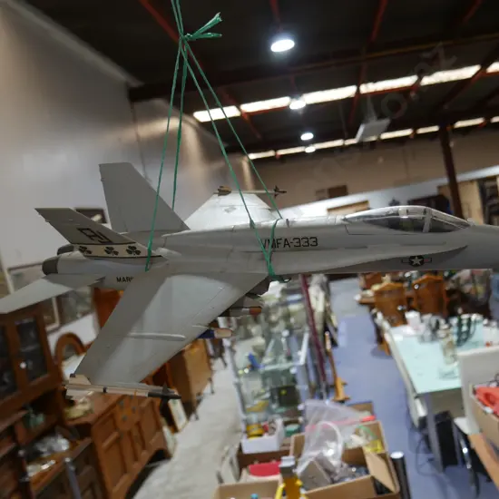 Model fighter plane